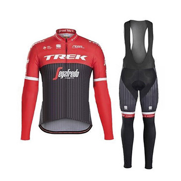 Abbigliamento Ciclismo Trek Segafredo ML 2017 verde e nero